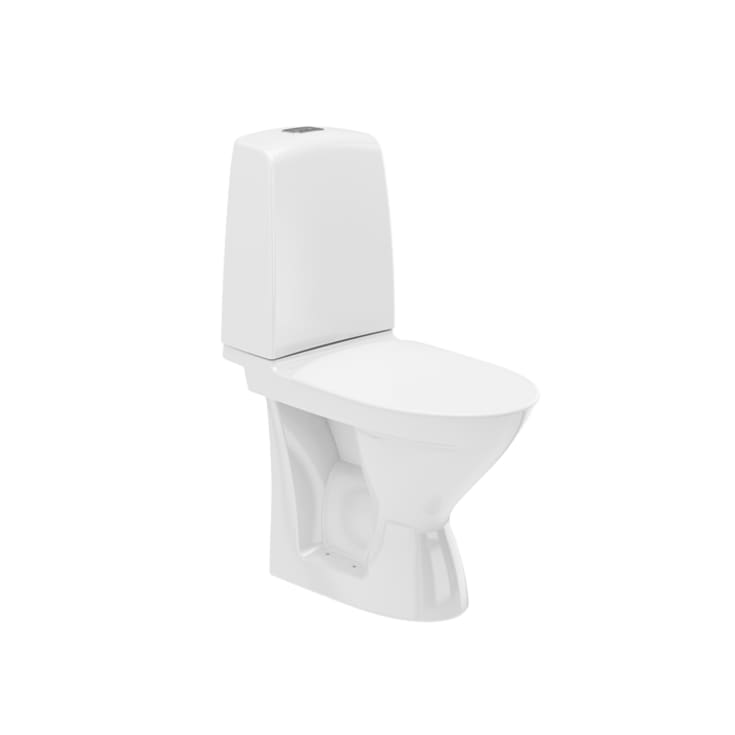 Ifö Spira 6262 toalett, utan spolkant, rengöringsvänlig, vit
