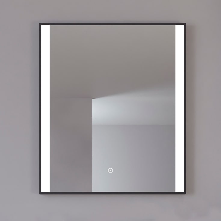 Loevschall Libra spegel med belysning, 60 x 70 cm