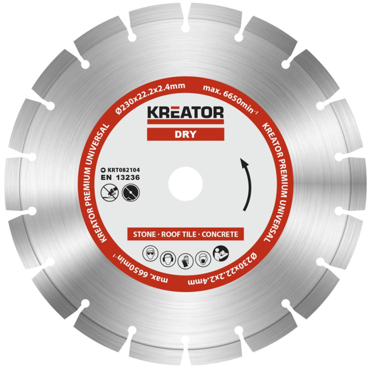 Kreator Premium 5 diamantklinge - Ø230mm