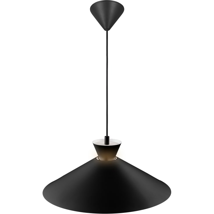 Nordlux Dial pendellampa, svart, Ø45 cm