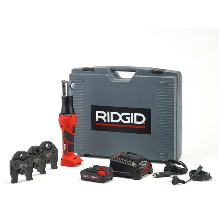 Ridgid RP219 pressmaskinsset med 3 pressbackar