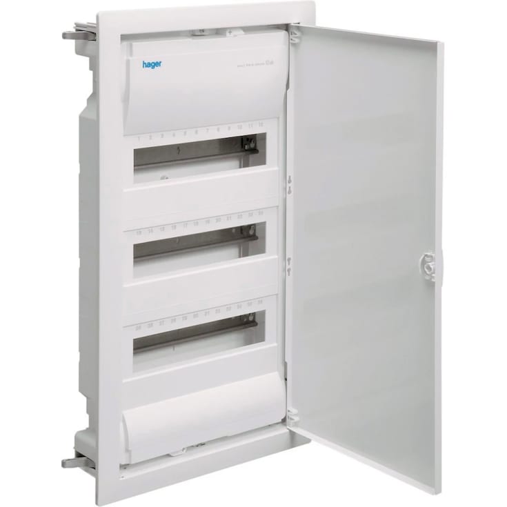 Gruppekort 3R 36M 3x12 modul, innfelt, VH36DKN