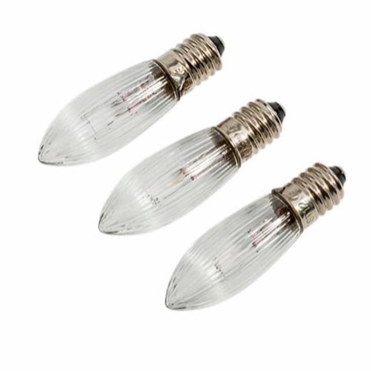Reservepære 34V 3W lang model 3stk.