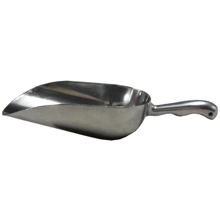 Kulleske av polert aluminium, rund