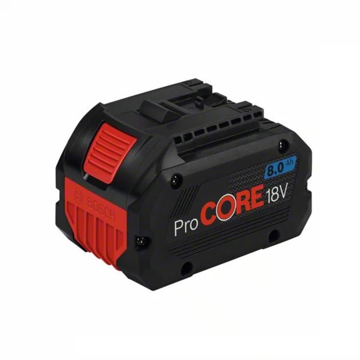 Bosch ProCore 18V batteripakke m. 4stk 4,0Ah & 2stk 8,0Ah batterier