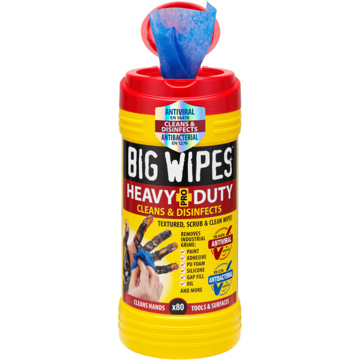 Big Wipes 80stk heavy duty antibakterielle servietter - 80stk