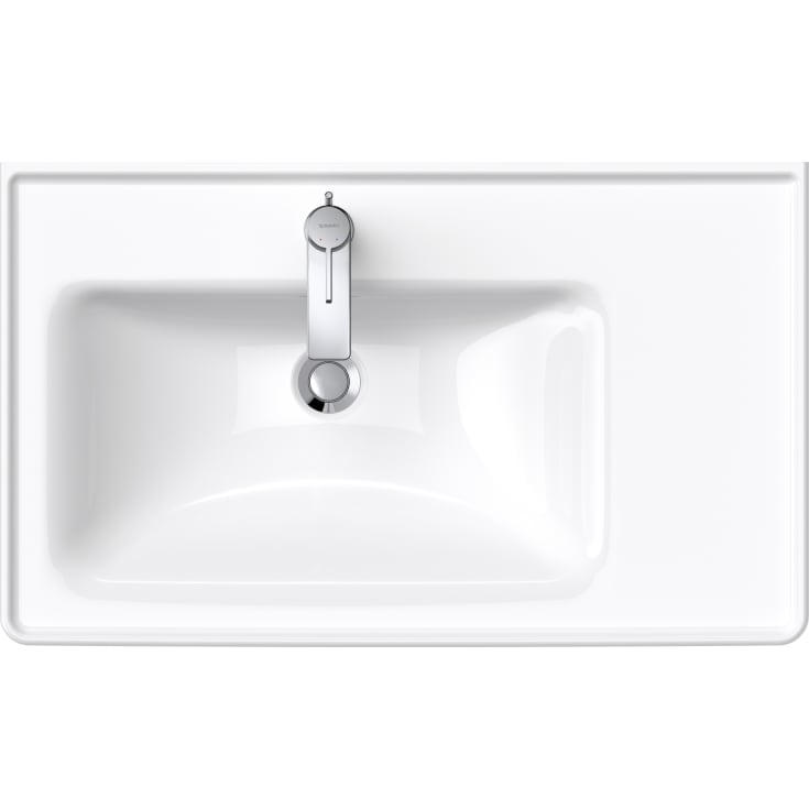 Duravit D-Neo servant, 80x48 cm, venstre, hvit