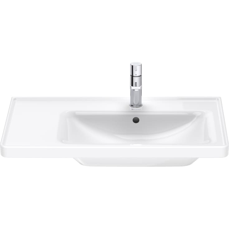 Duravit D-Neo håndvask, 80x48 cm, højre, hvid