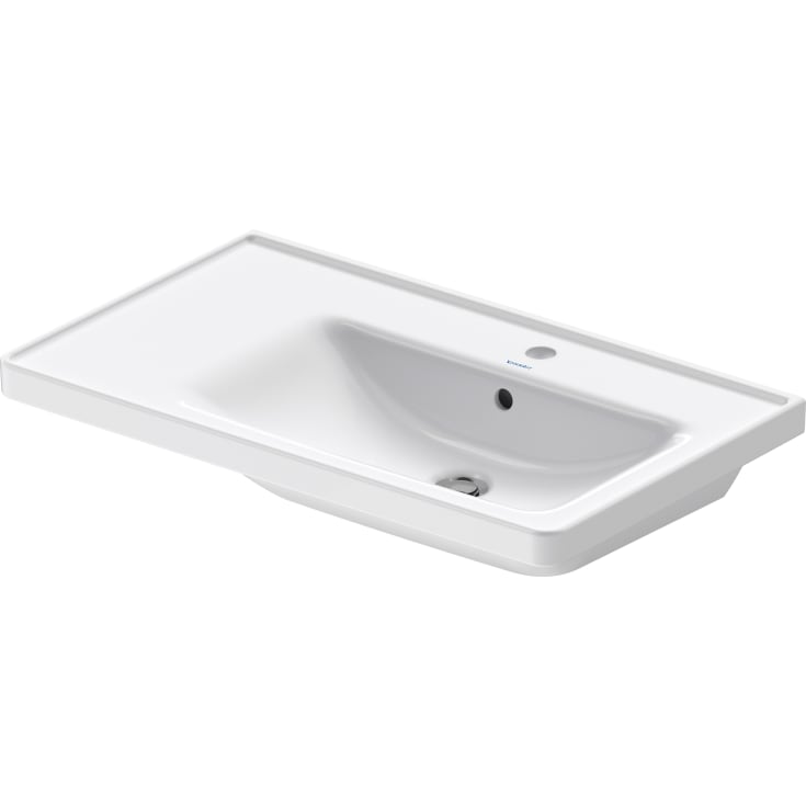 Duravit D-Neo tvättställ, 80x48 cm, höger, vit