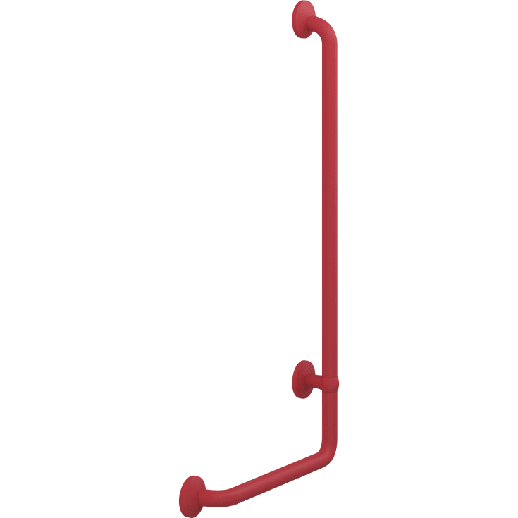 Pressalit Care Plus stödhandtag, 40x90 cm, höger, röd
