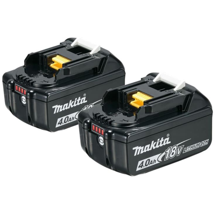 Makita batterier 2 x 18 V / 4,0 Ah