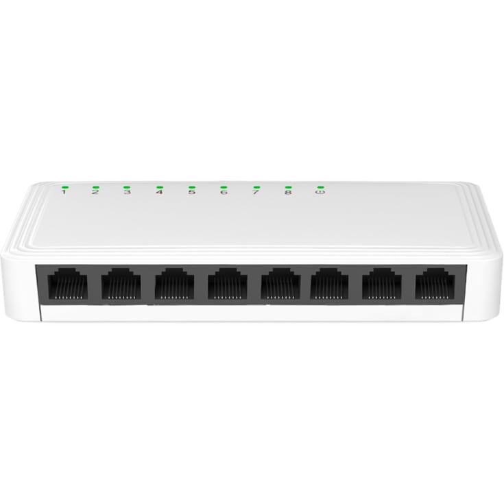 SecPro switch, 8xRJ45 Gb, 10/100/1000 Mbps