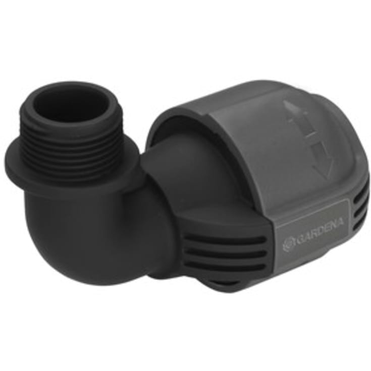 Gardena Pipeline vinkel, 25 mm x 3/4" nippel