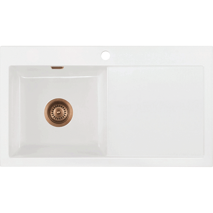 Lavabo Mera 90 diskbänk, 110x64 cm, vit