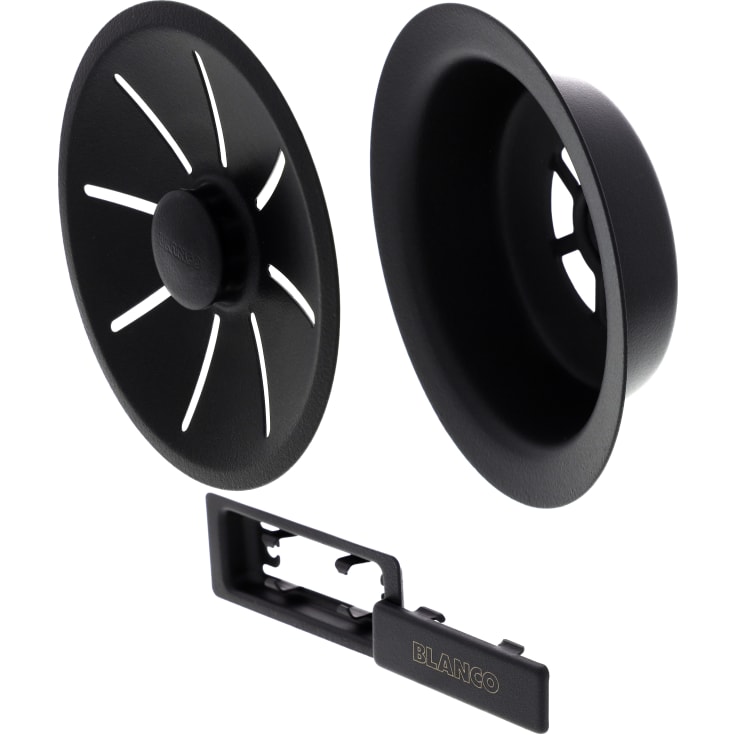 Blanco InFino korgventilsset, manuell, Ø82 mm, matt svart