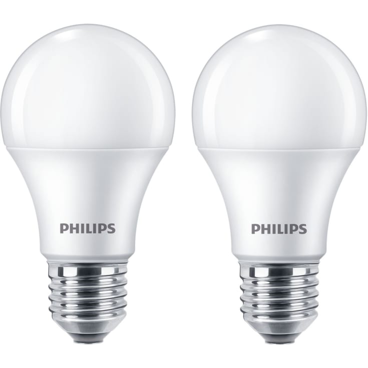 Philips CorePro E27 standardpære, 2-pk, 2700K, 10W