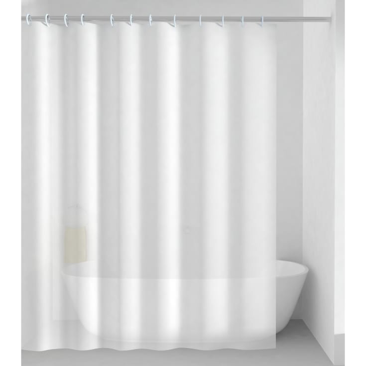 Hefe Croydex duschdraperi, 180x220 cm, vit