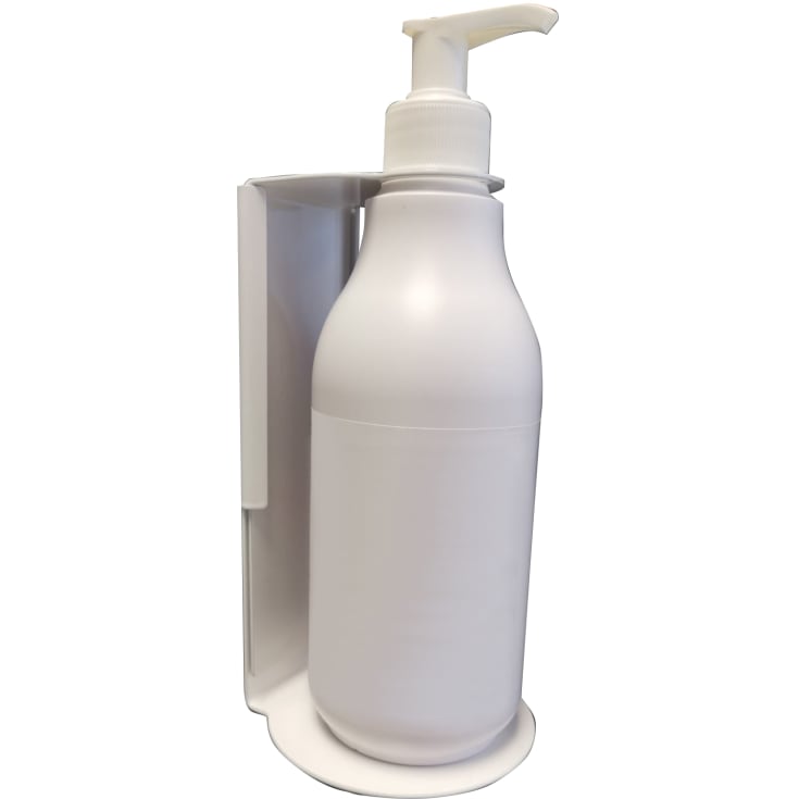 Hefe vægbeslag til dispenser, hvid