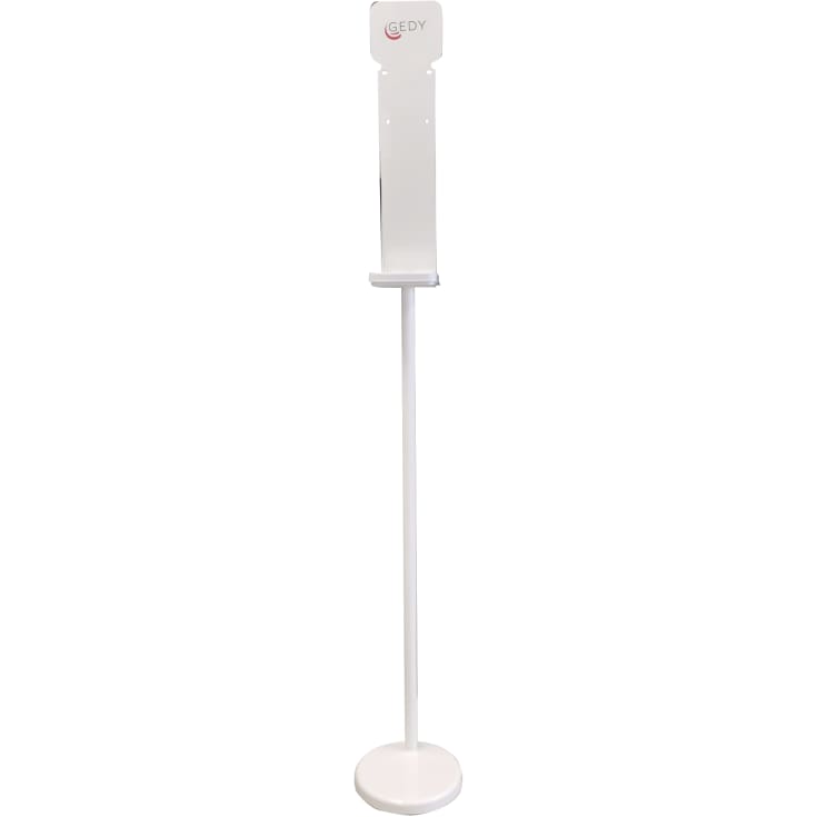 Hefe gulvstander til dispenser, hvit