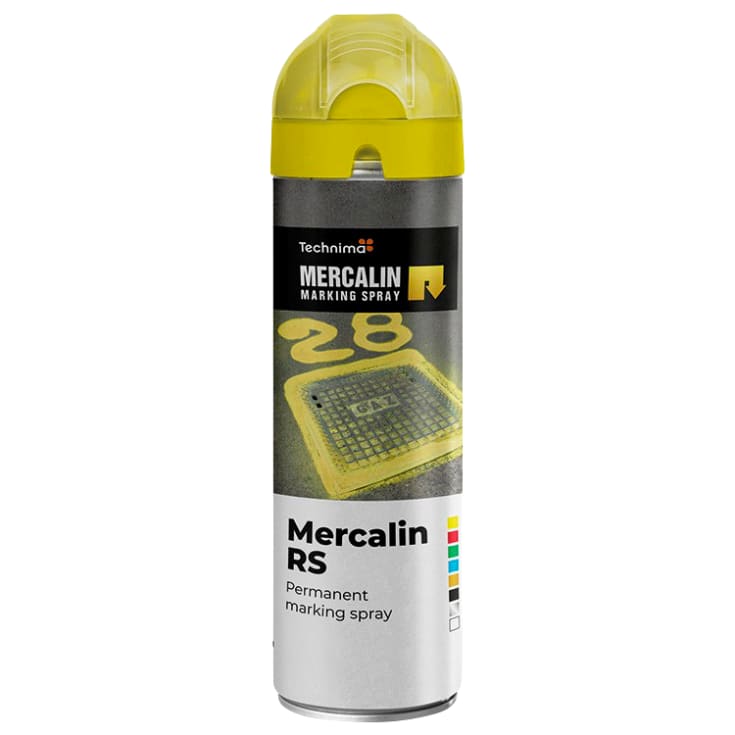 Mercalin markeringsspray - 500gr - gul