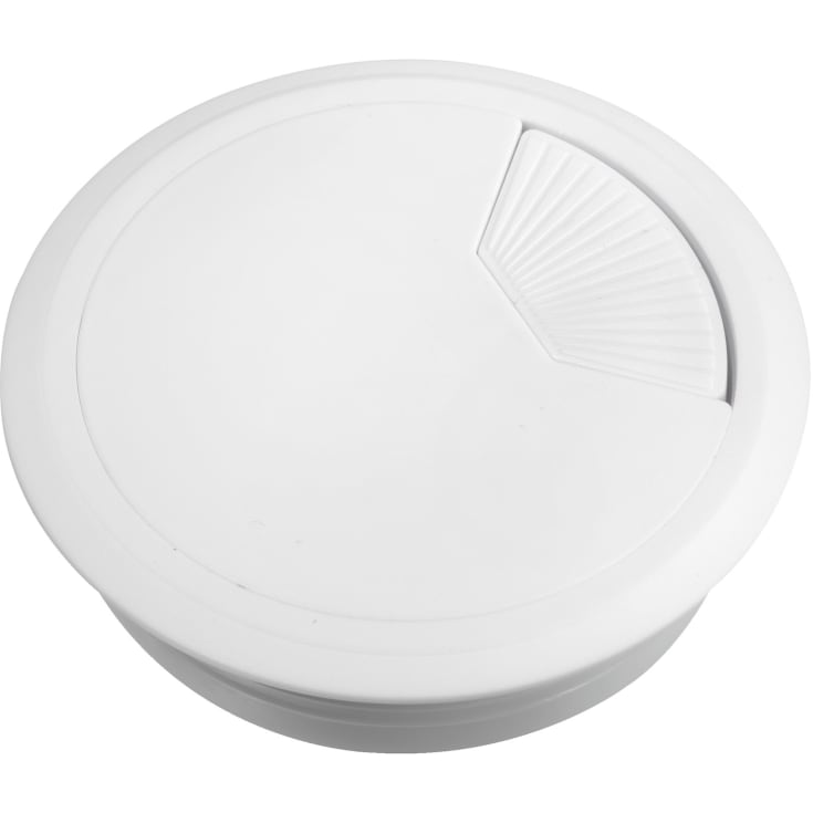 Schneider Unica+ kabelgjennomføring Ø80 mm, hvit