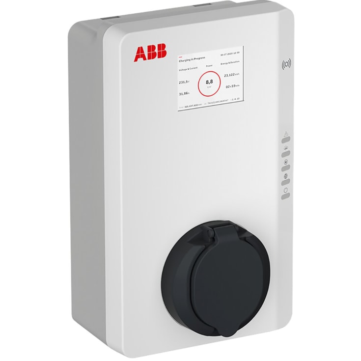 ABB TAC-W22-T-RD-M-0 billader, RFID, display, 22kW, 32A