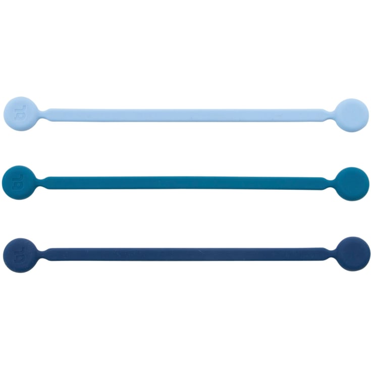 Bluelounge Magwrap kabelbånd, magnet, stor i multifarvet - 3 stk