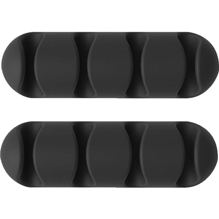 Bluelounge Cabledrop kabelholder i sort - 2 stk