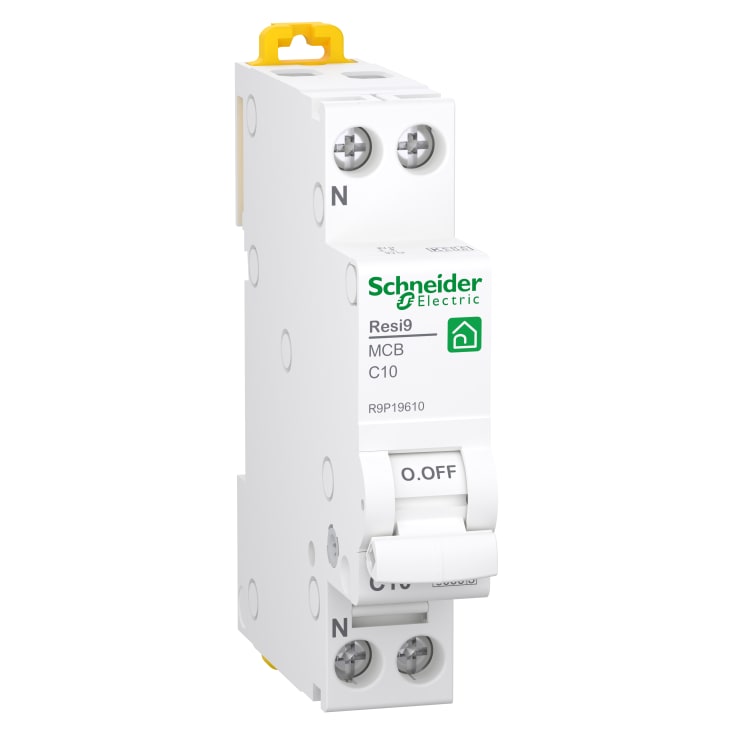 Schneider automatsikring C Resi9 XP, 1P+0, 10A