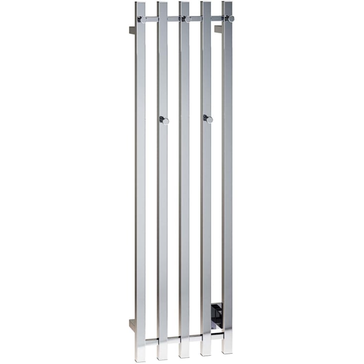 Dansani Kvika handdukstork, elektrisk, 33,5x120 cm, krom