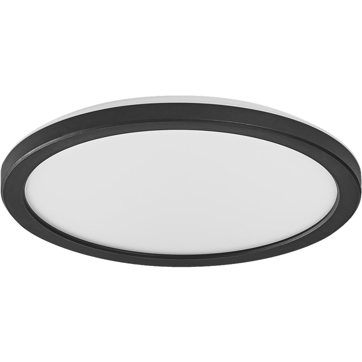 Ledvance Smart+ Wifi Ultra Slim Backlight plafond, färgförändring + vit, svart, Ø23,5 cm