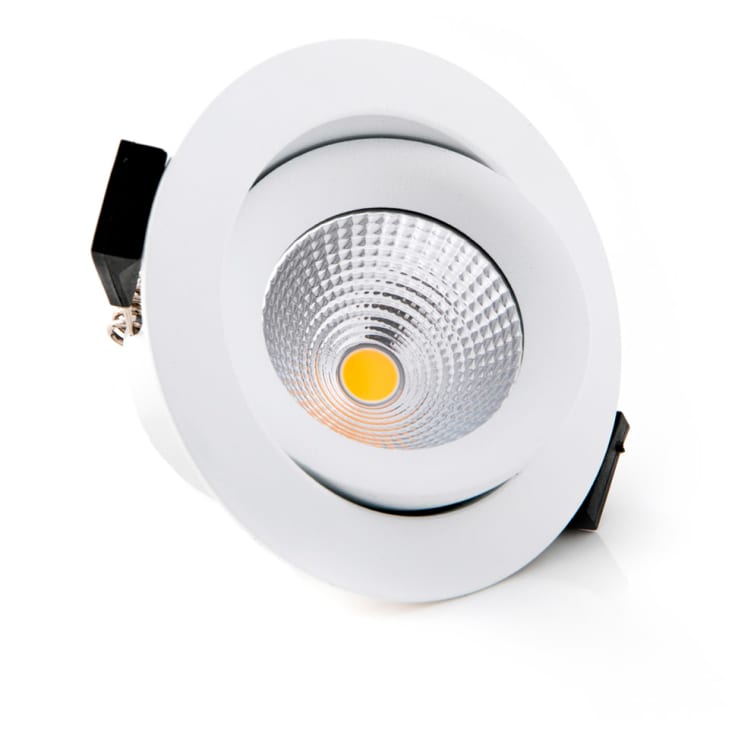 The Light Group One 360 infälld spotlight, 2700K, vit