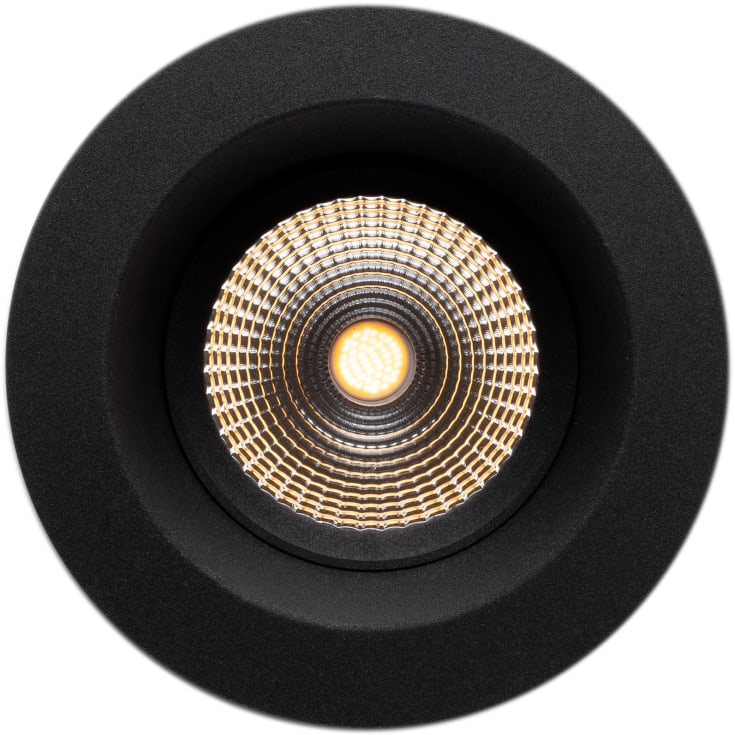 The Light Group OneSoft indbygningsspot, 2700K, sort