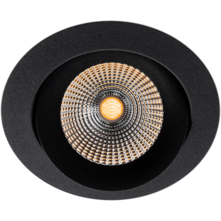 The Light Group One 360 indbygningsspot, 2700K, sort