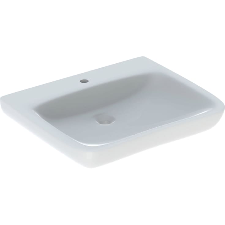Geberit Renova Comfort tvättställ, 65x55 cm, vit