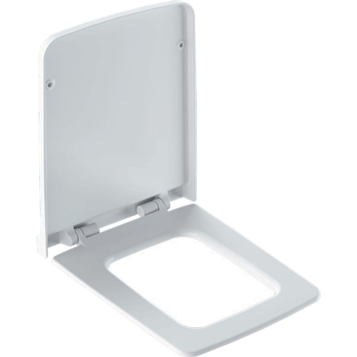 Geberit Xeno toalettsits, soft close, snabbfäste, vit