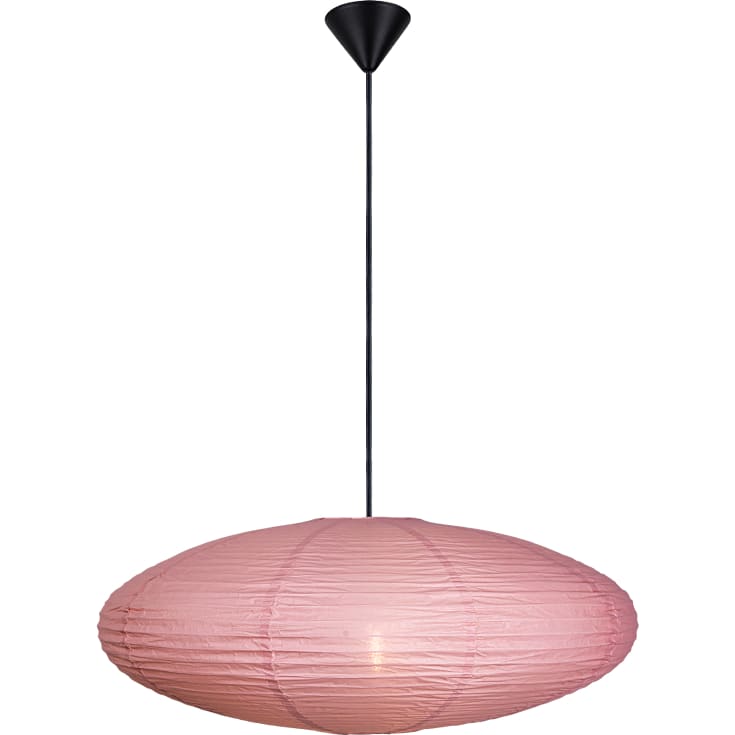 Nordlux Villo rispapirlampe, lyserød
