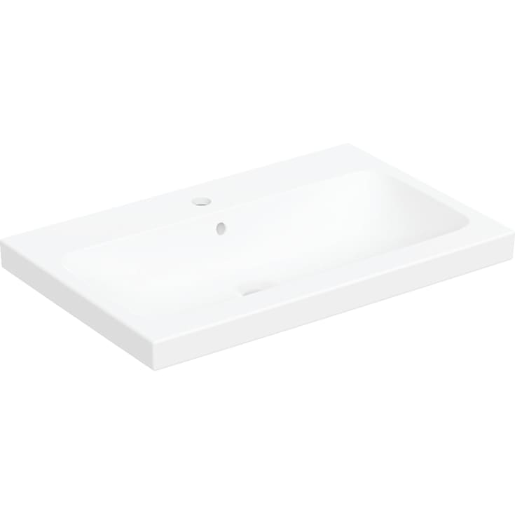 Geberit iCon Light servant, 75x48, mat hvit