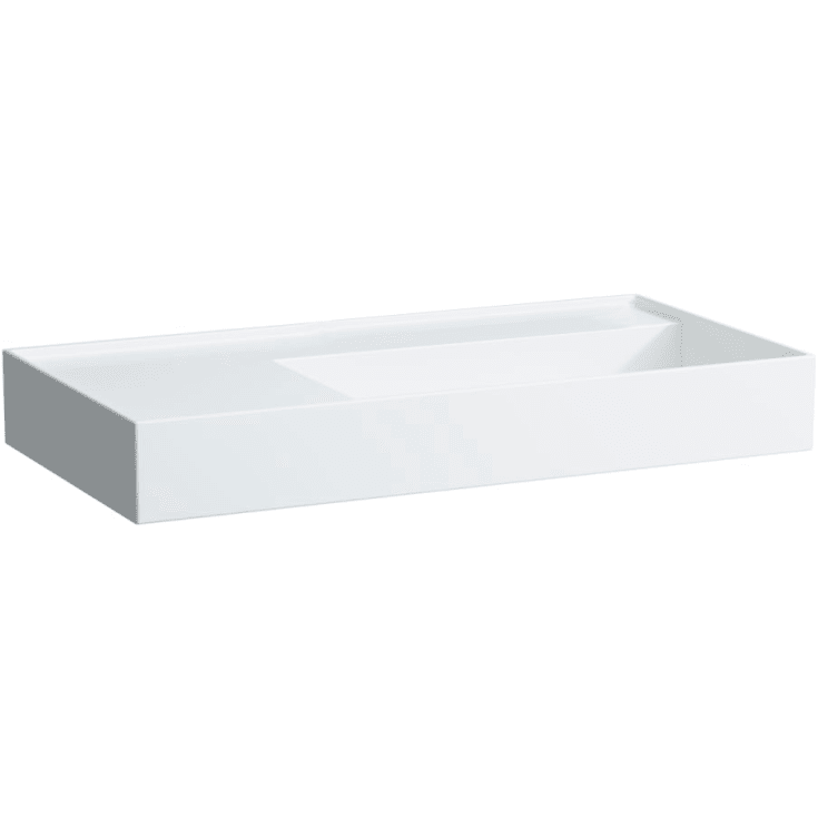 Kartell Laufen servant, 90x46 cm, hvit