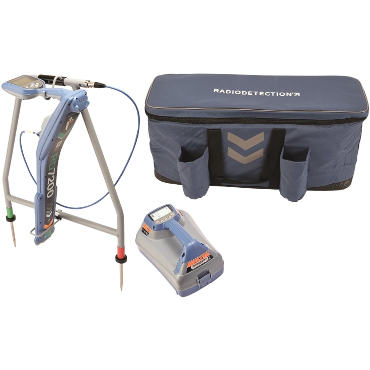 Kabelsøkersett RD7200 med TX5-sender og A-ramme i veske