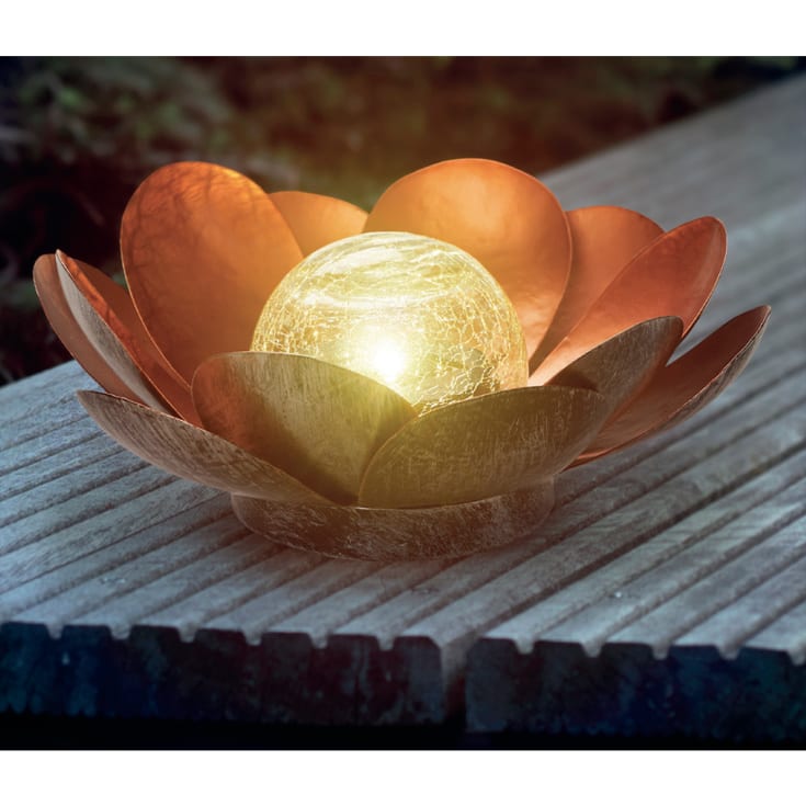 Veli Line Lotus bordslampa solcell