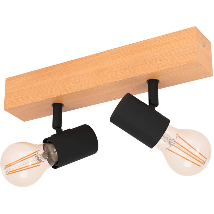 Eglo Townshend 3 spotlampe, 2 pærer, sort