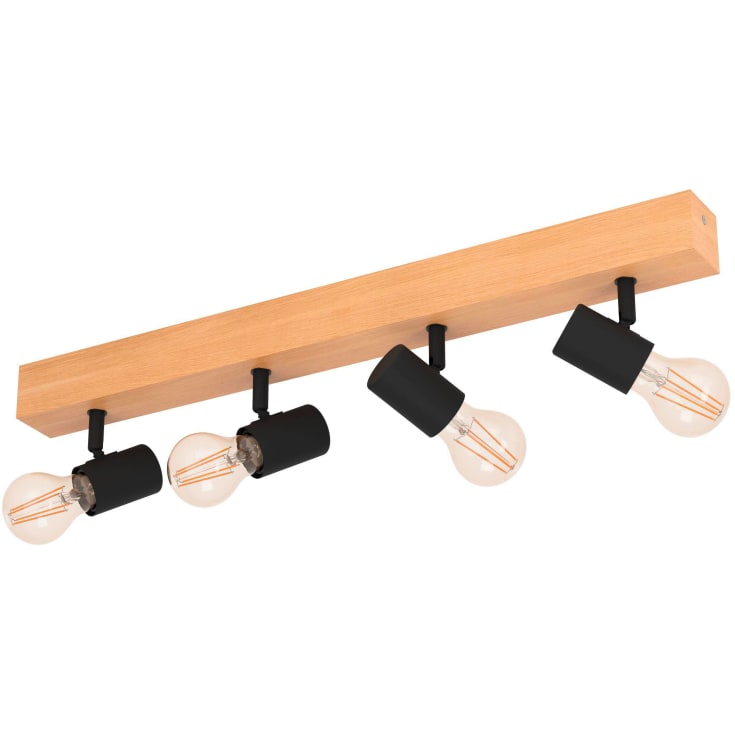 Eglo Townshend 3 taklampe, 4 pærer, svart