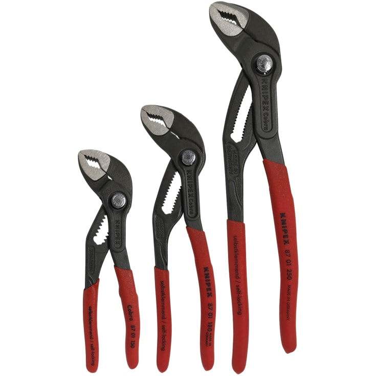 Knipex Cobra vandpumpetangsæt 87 01 150/180/250