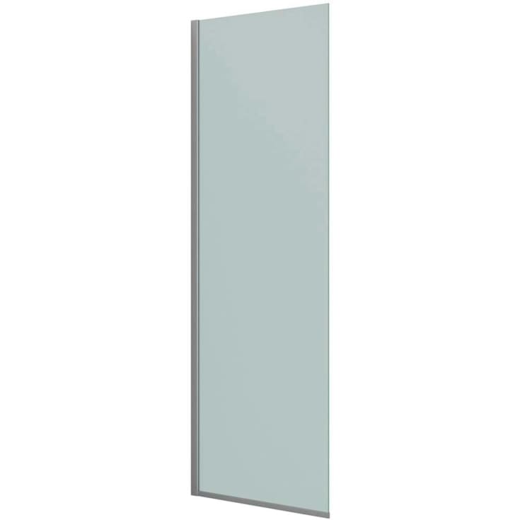 Dansani Match brusevæg, 77 cm, frostet glas, satin profil