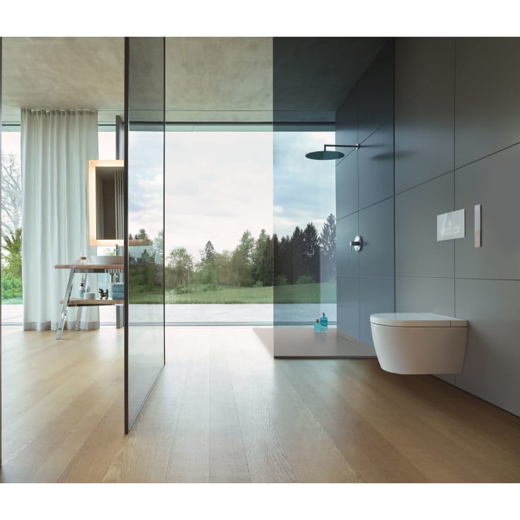 Duravit Sensowash Starck f Plus duschtoalett, utan spolkant, vit
