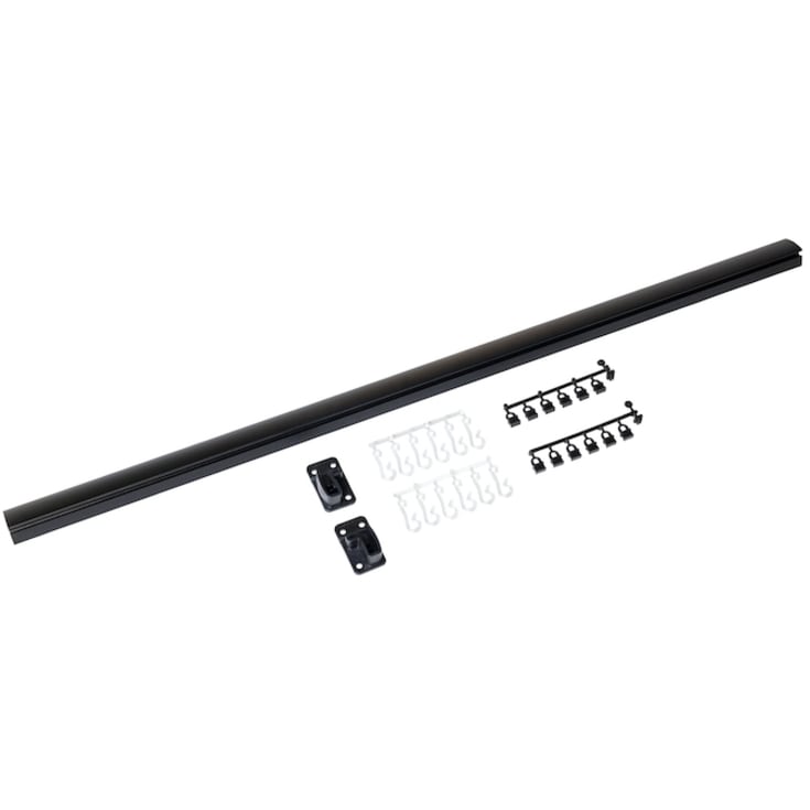 Leijma Stabil dusjforhengstang, 180 cm, sort