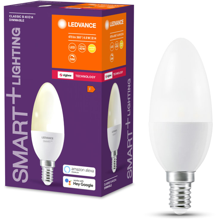 Ledvance Smart+ Zigbee E14 mignonpære, hvit lysfarge