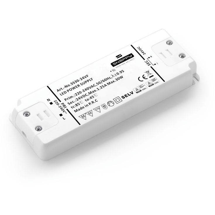 Snappy LED Driver 24V / 30W. Ikke dæmpbar