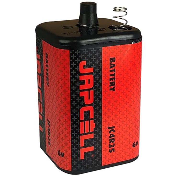 Zink Batteri 4R25 med fjeder